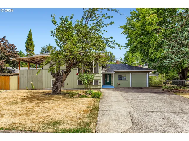 a view of a house with a door