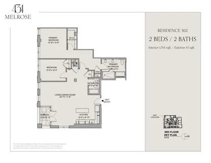 $925,000 | 434 West Melrose Street, Unit 302, Chicago, IL 60657