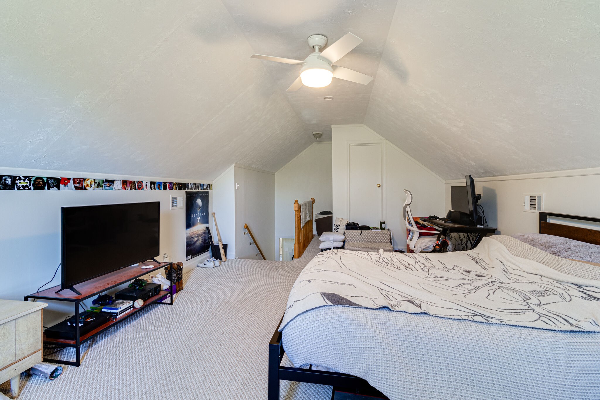 2890 Quarry Road Mount Juliet, TN 37122 - Photo 23 of 28 a bedroom with a bed and a flat screen tv