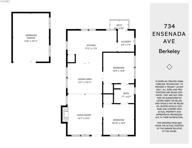 $848,000 | 734 Ensenada Avenue, Berkeley, CA 94707