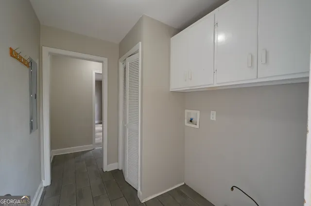 a view of an empty room