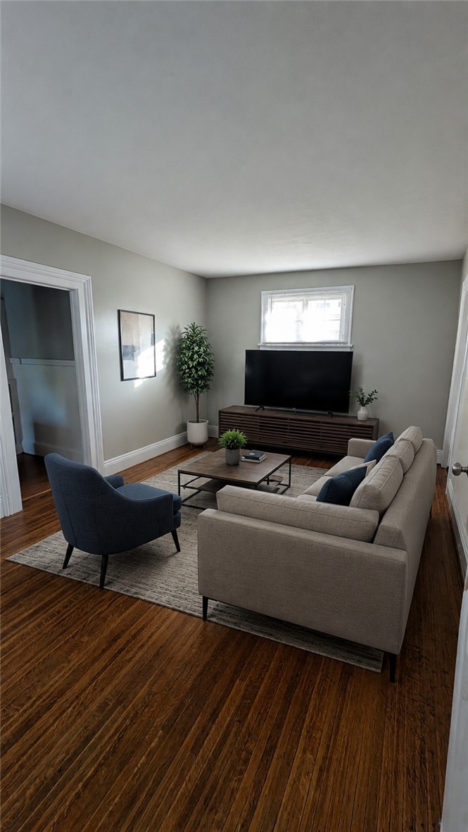 28 Vick Park B Rochester, NY 14607 - Photo 14 of 25 Other end staged (AI) as living room