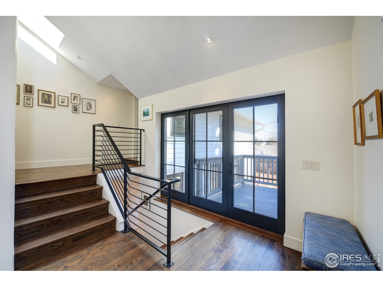 742 8th Street Boulder, CO 80302 - Photo 18 of 37 a view of an entryway with wooden floor