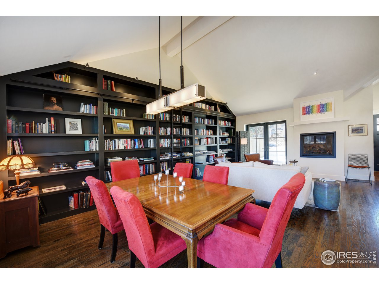 742 8th Street Boulder, CO 80302 - Photo 9 of 37 a view of a dining room with furniture and wooden floor