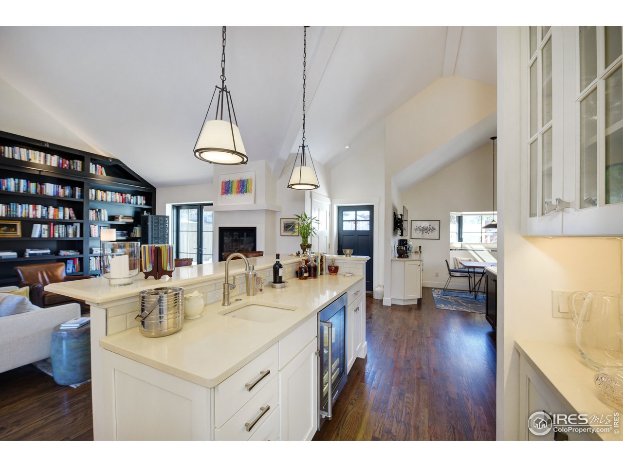 742 8th Street Boulder, CO 80302 - Photo 10 of 37 a view of living room with furniture and wooden floor