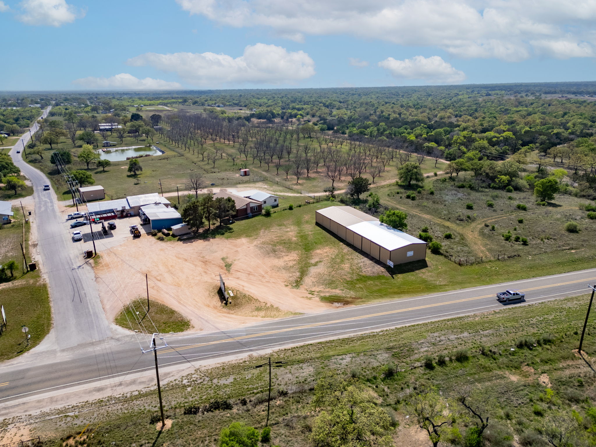 112 Frazier Tow, TX 78672 - Photo 27 of 30 Aerial view with a rural view