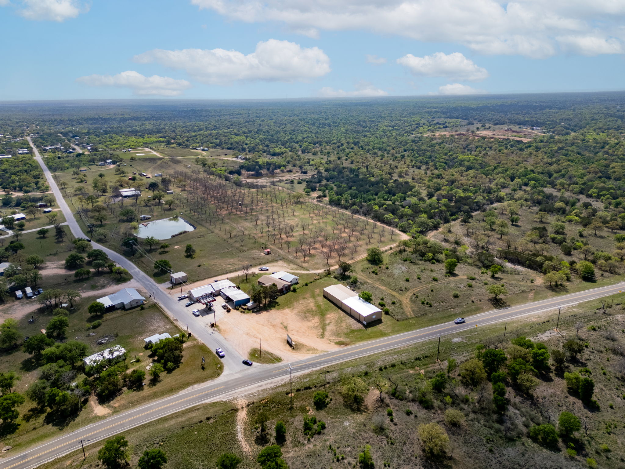 112 Frazier Tow, TX 78672 - Photo 28 of 30 Birds eye view of property with a view of trees