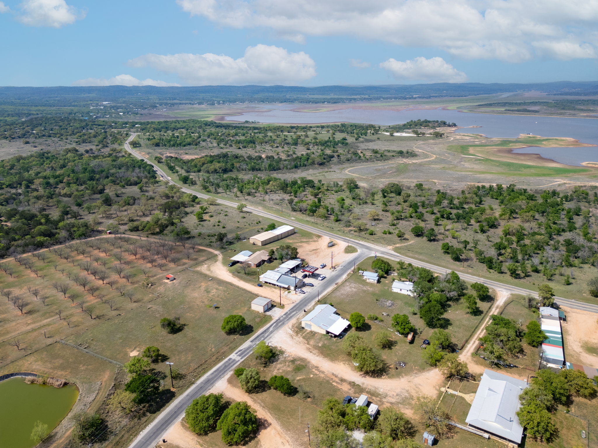 112 Frazier Tow, TX 78672 - Photo 29 of 30 Birds eye view of property featuring a water view