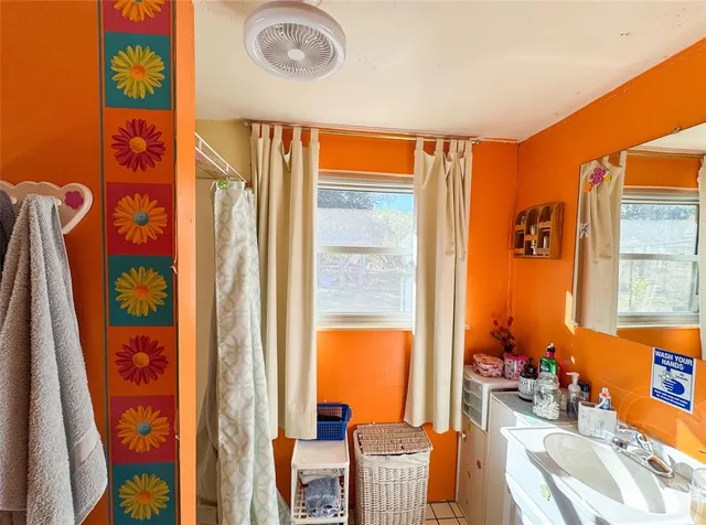 kids room with large window