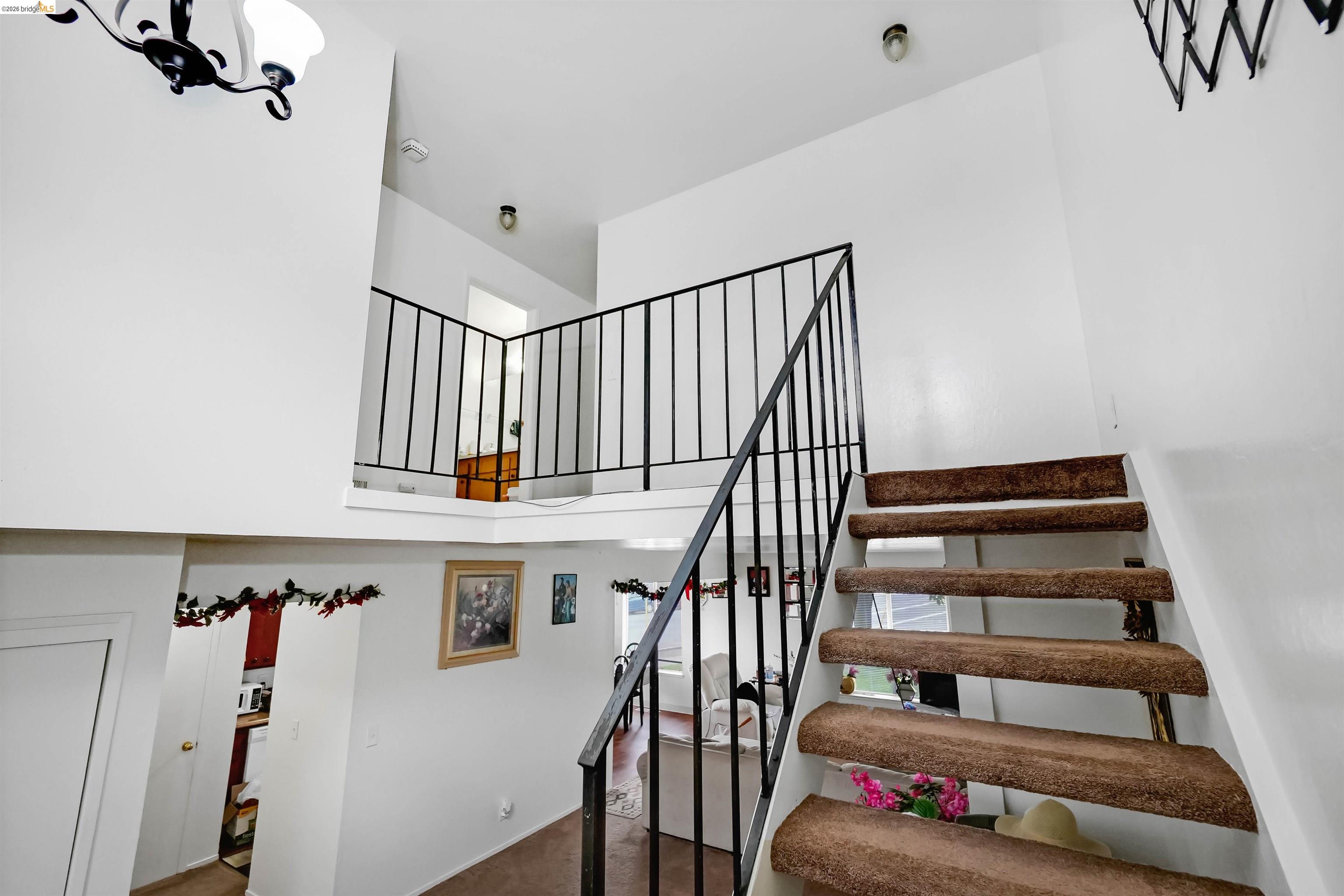 1066 San Miguel Road Concord, CA 94518 - Photo 48 of 59 Stairs with a high ceiling