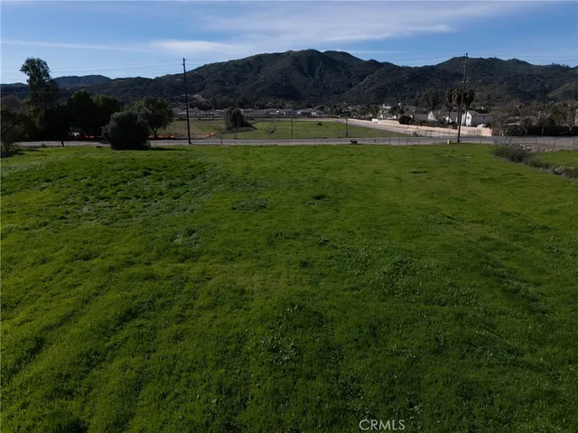 a view of a grassy field