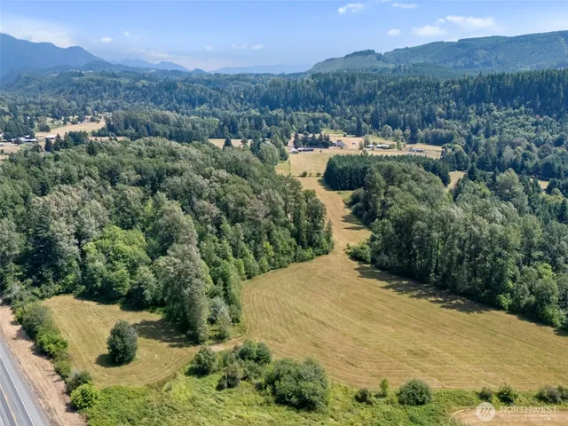 a view of a backyard of a house