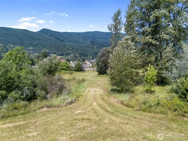 a view of an outdoor space and a yard