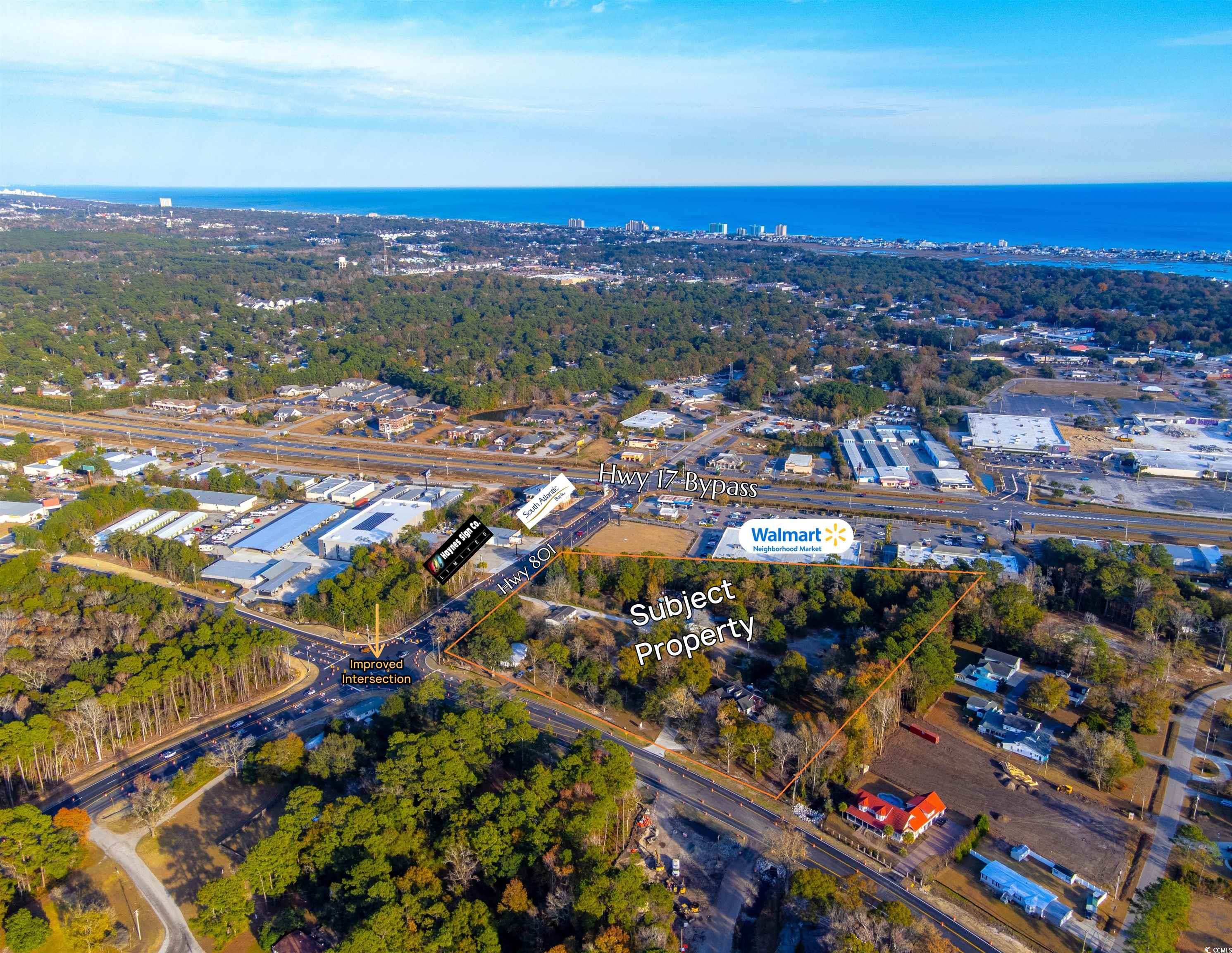 11006 Tournament Boulevard Murrells Inlet, SC 29576 - Photo 3 of 9 Bird's eye view with a water view