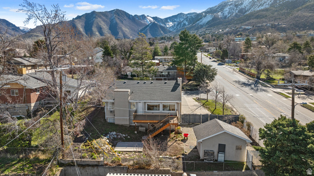 4426 South 3035 East Holladay, UT 84124 - Photo 41 of 49 Aerial view of residential area featuring mountains