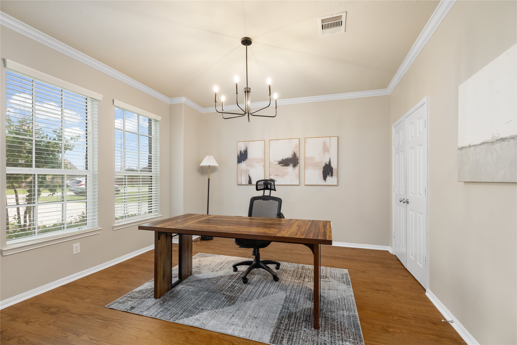 4502 Sunrise Road Baytown, TX 77523 - Photo 6 of 42 a view of a room with furniture window and wooden floor