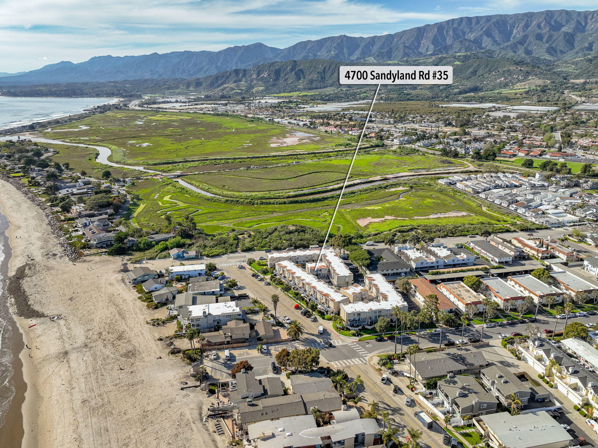 4700 Sandyland Road, Unit 35 Carpinteria, CA 93013 - Photo 23 of 38 a view of a city with an ocean view