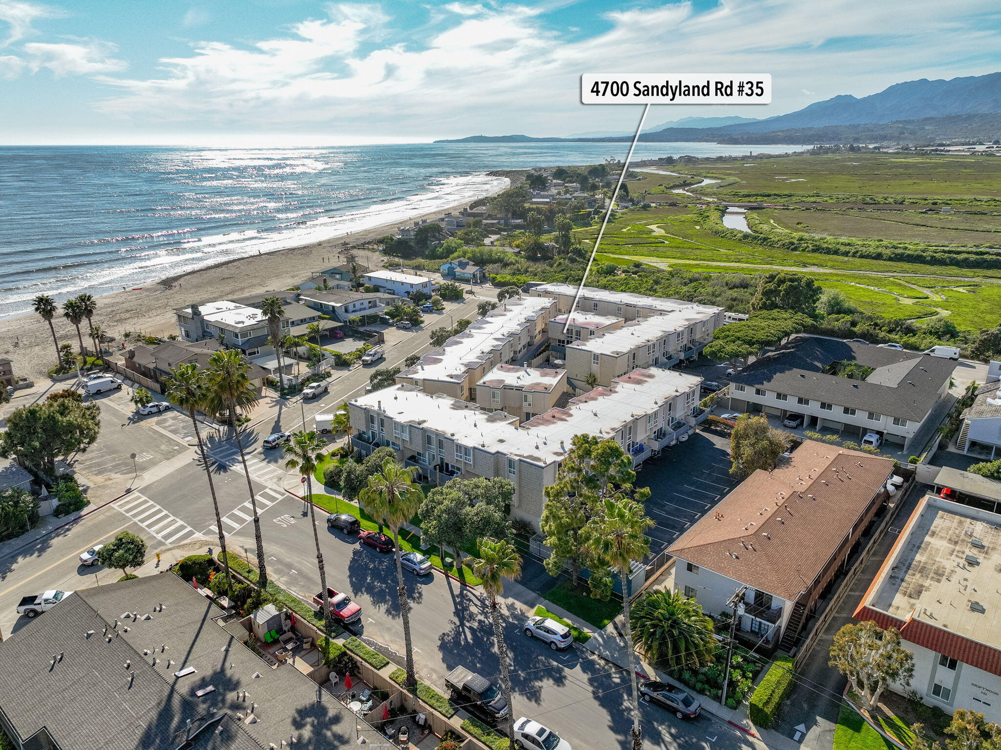 4700 Sandyland Road, Unit 35 Carpinteria, CA 93013 - Photo 27 of 38 a view of an ocean and a mountain