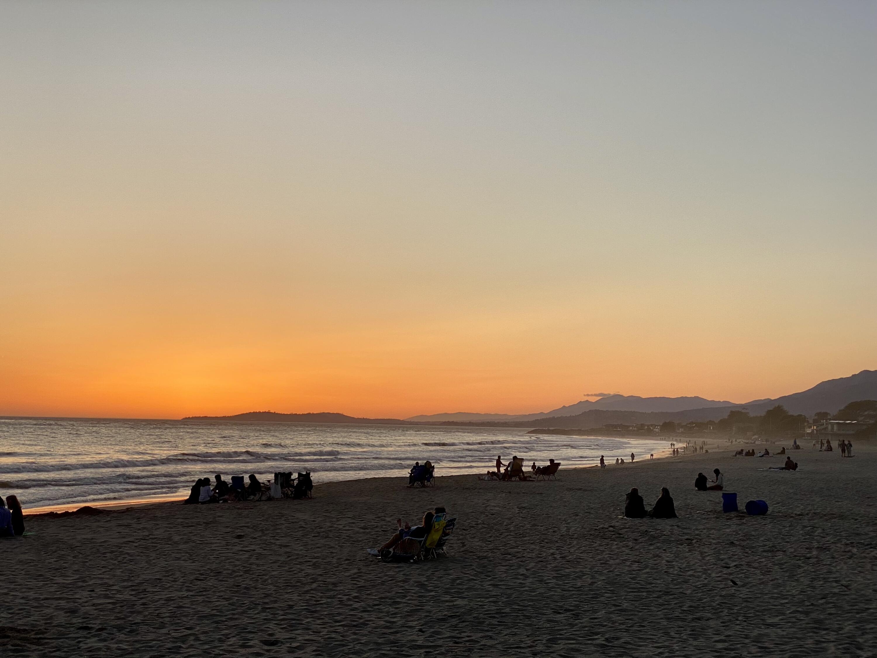 4700 Sandyland Road, Unit 35 Carpinteria, CA 93013 - Photo 37 of 38 a view of a lake with a mountain in the background