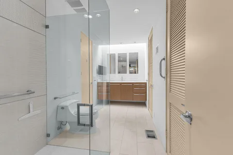 a view of a city with a mountain