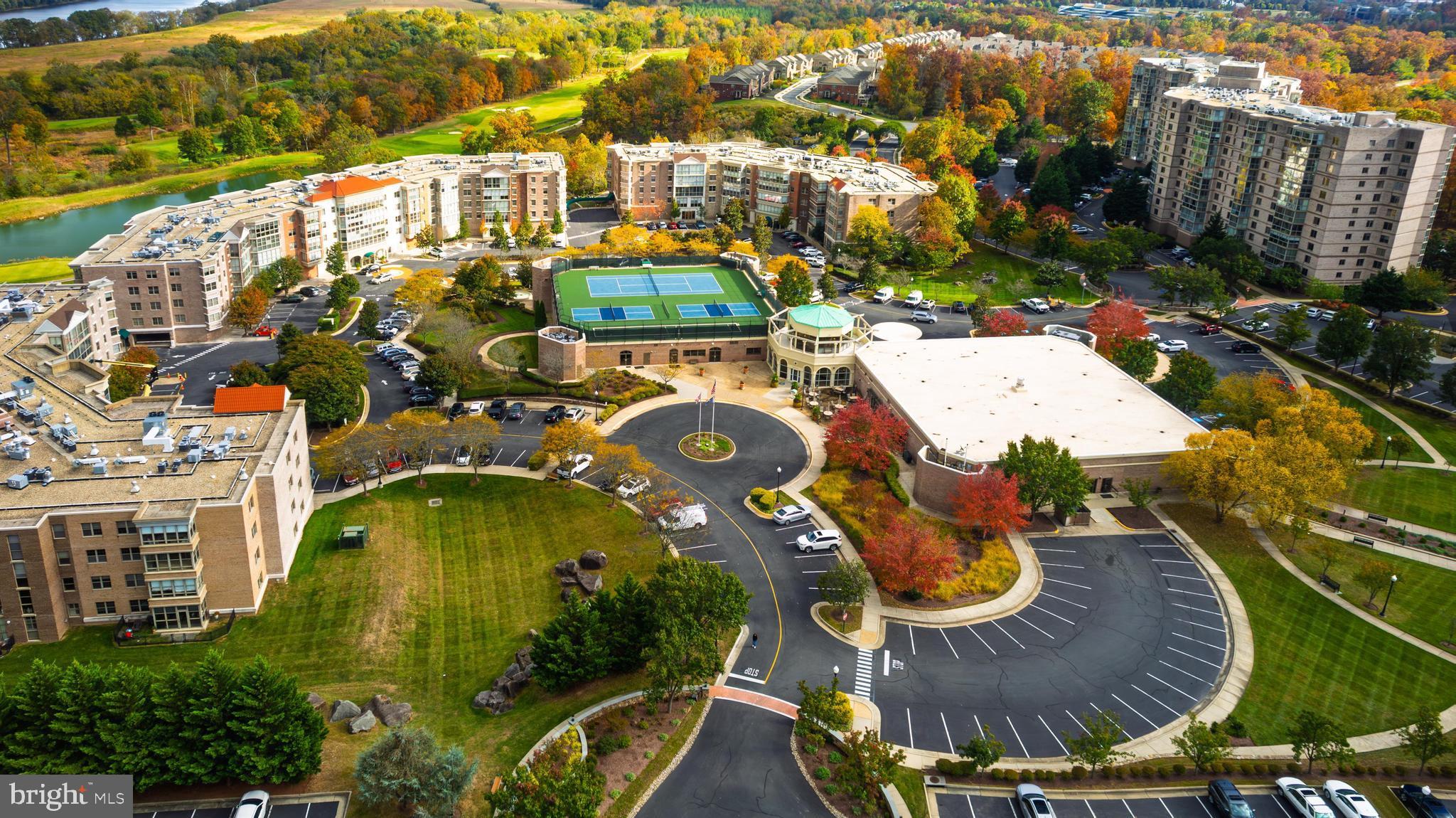 19355 Cypress Ridge Terrace, Unit 114 Leesburg, VA 20176 - Photo 35 of 42 an aerial view of residential houses with outdoor space