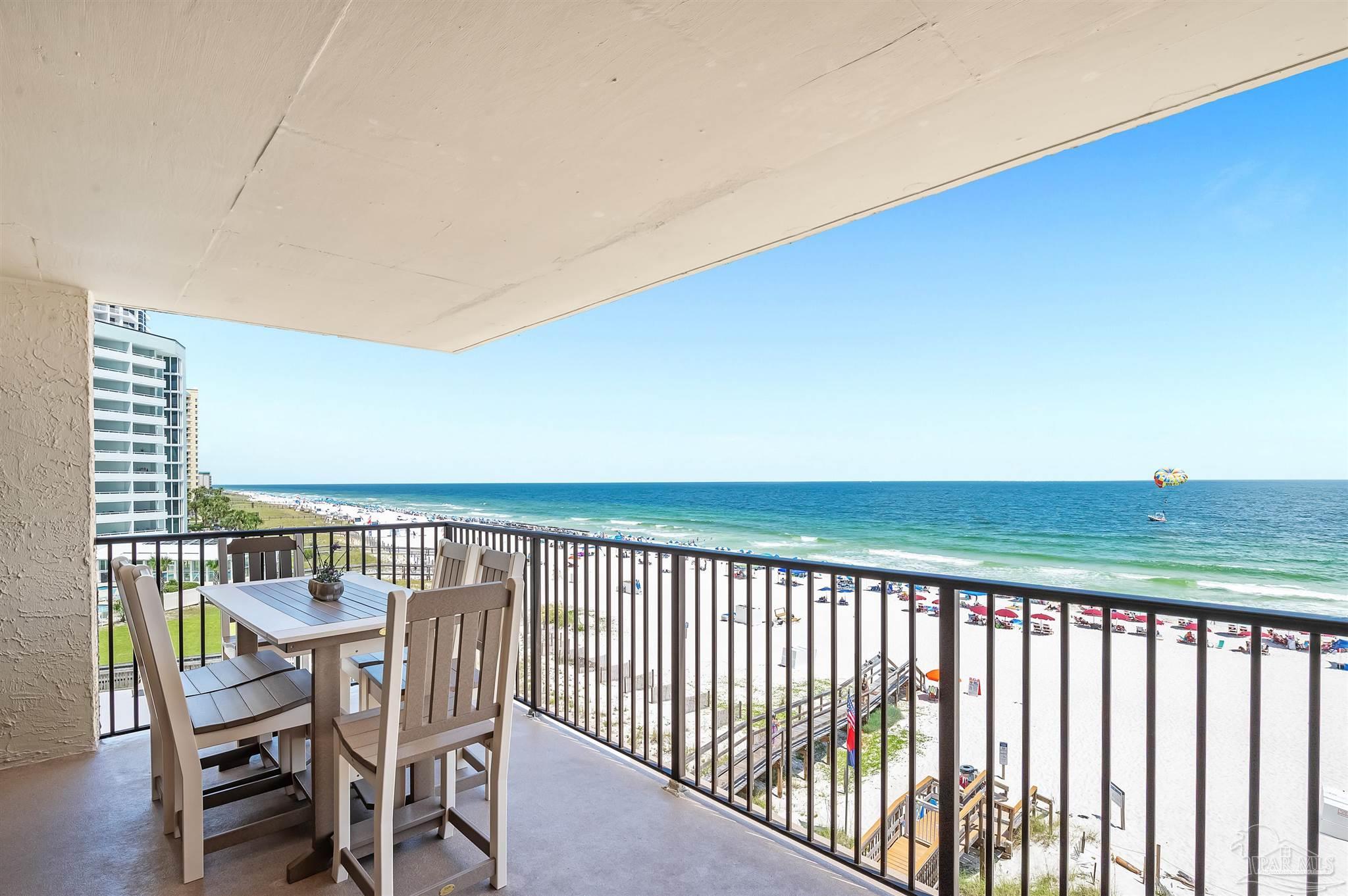 13817 Perdido Key Drive, Unit 501 Pensacola, FL 32507 - Photo 12 of 63 a view of balcony with workspace