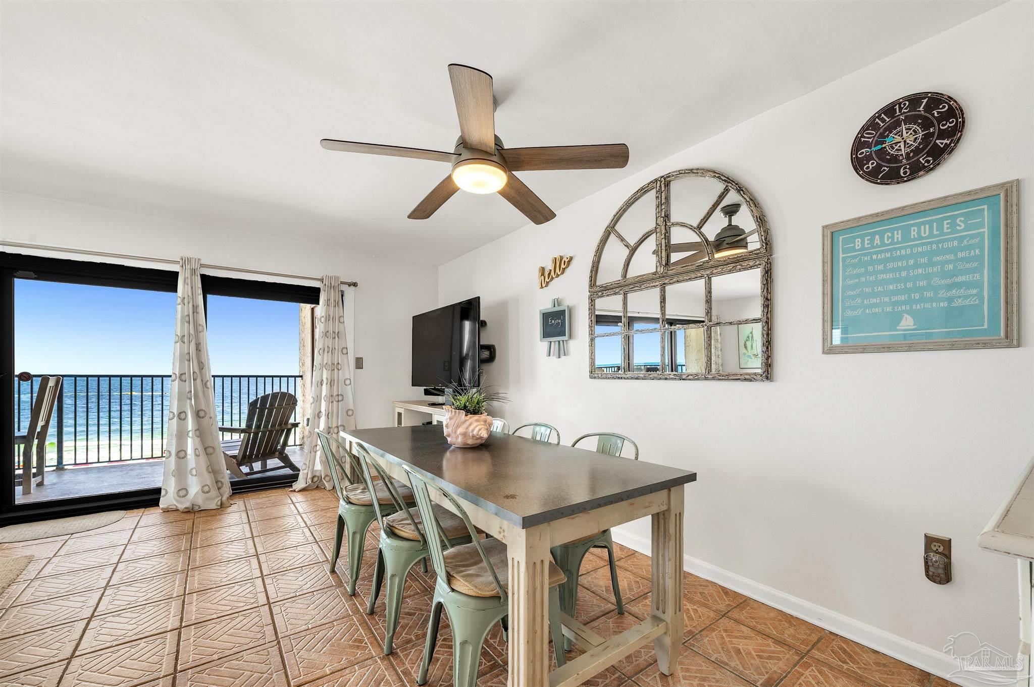 13817 Perdido Key Drive, Unit 501 Pensacola, FL 32507 - Photo 25 of 63 a view of a livingroom with furniture and a ceiling fan or window
