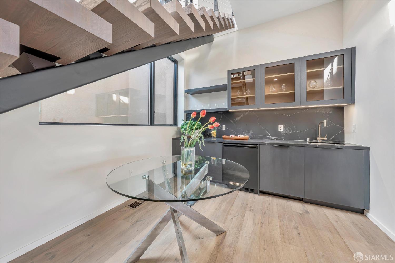 2011 Bishop Road Belmont, CA 94002 - Photo 11 of 35 a dining room with table and chairs
