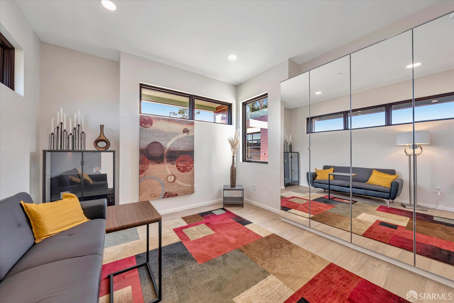2011 Bishop Road Belmont, CA 94002 - Photo 14 of 35 a living room with furniture a rug and white walls