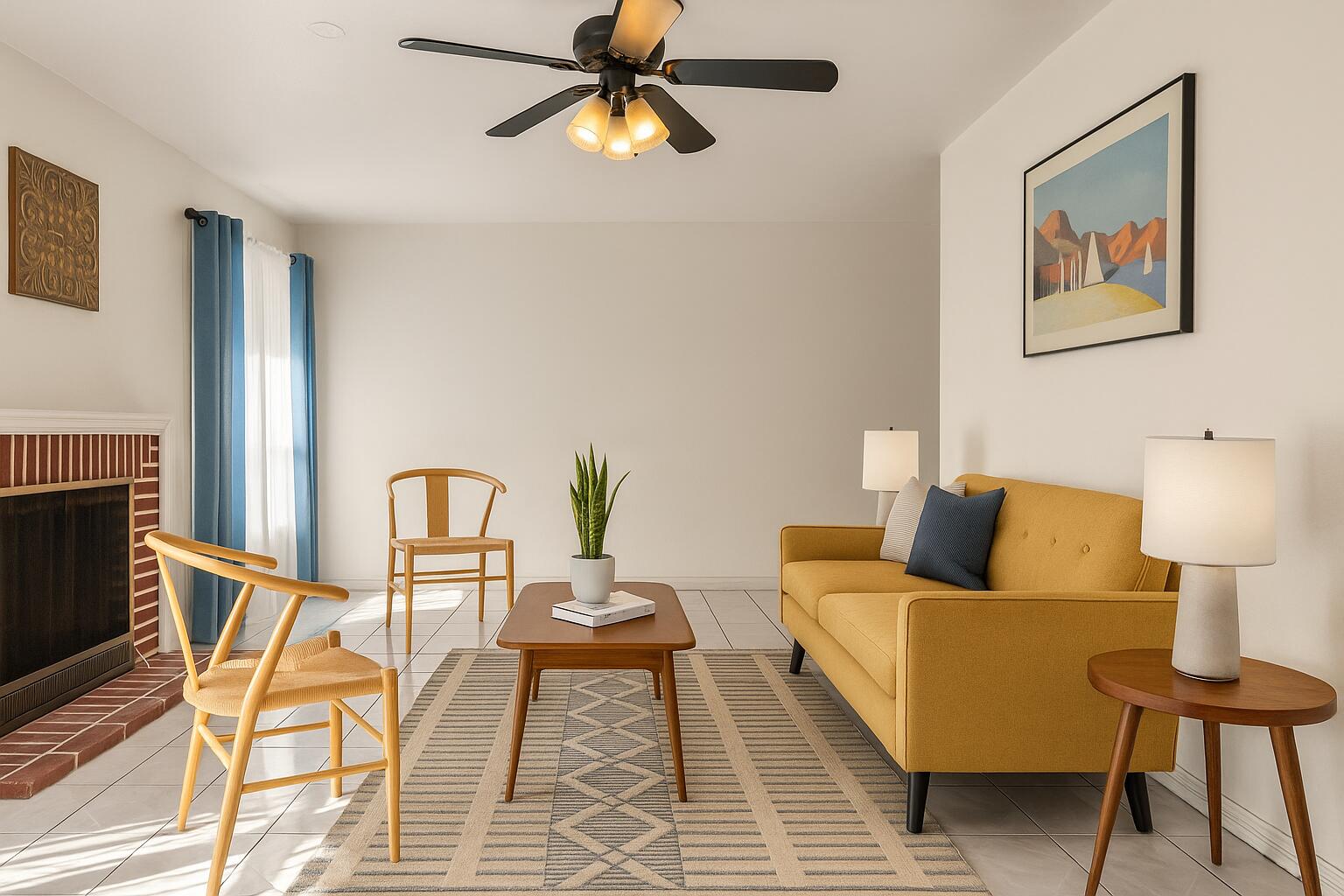 4267 East Sunny Dunes Road Palm Springs, CA 92264 - Photo 5 of 29 AI Generated Palm Springs Living room