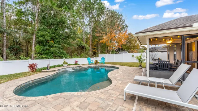 a view of outdoor space yard swimming pool and patio