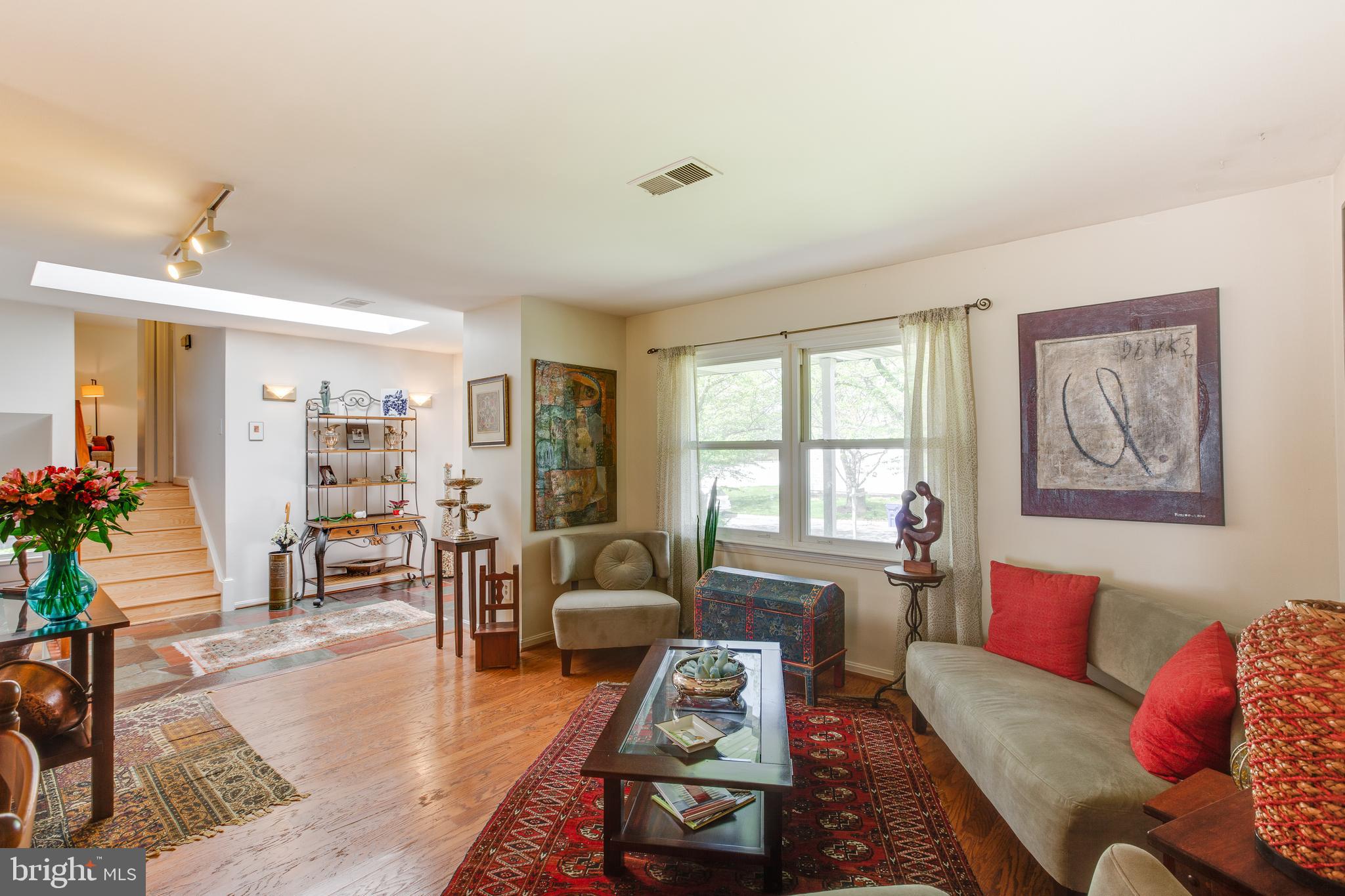 11340 Rambling Road Gaithersburg, MD 20879 - Photo 6 of 42 View from Living Room to Foyer