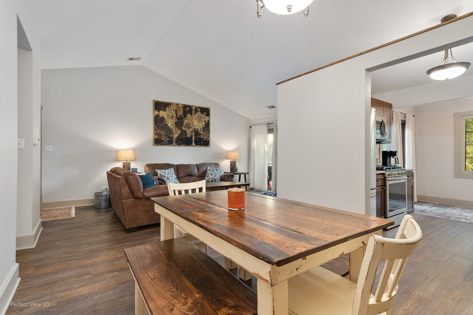 802 Meadow Ridge Lane, Unit 104 New Lenox, IL 60451 - Photo 5 of 15 a living room with dining table