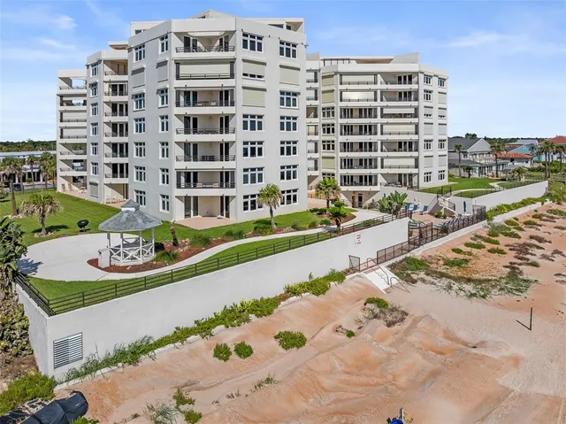 a view of a city and ocean view