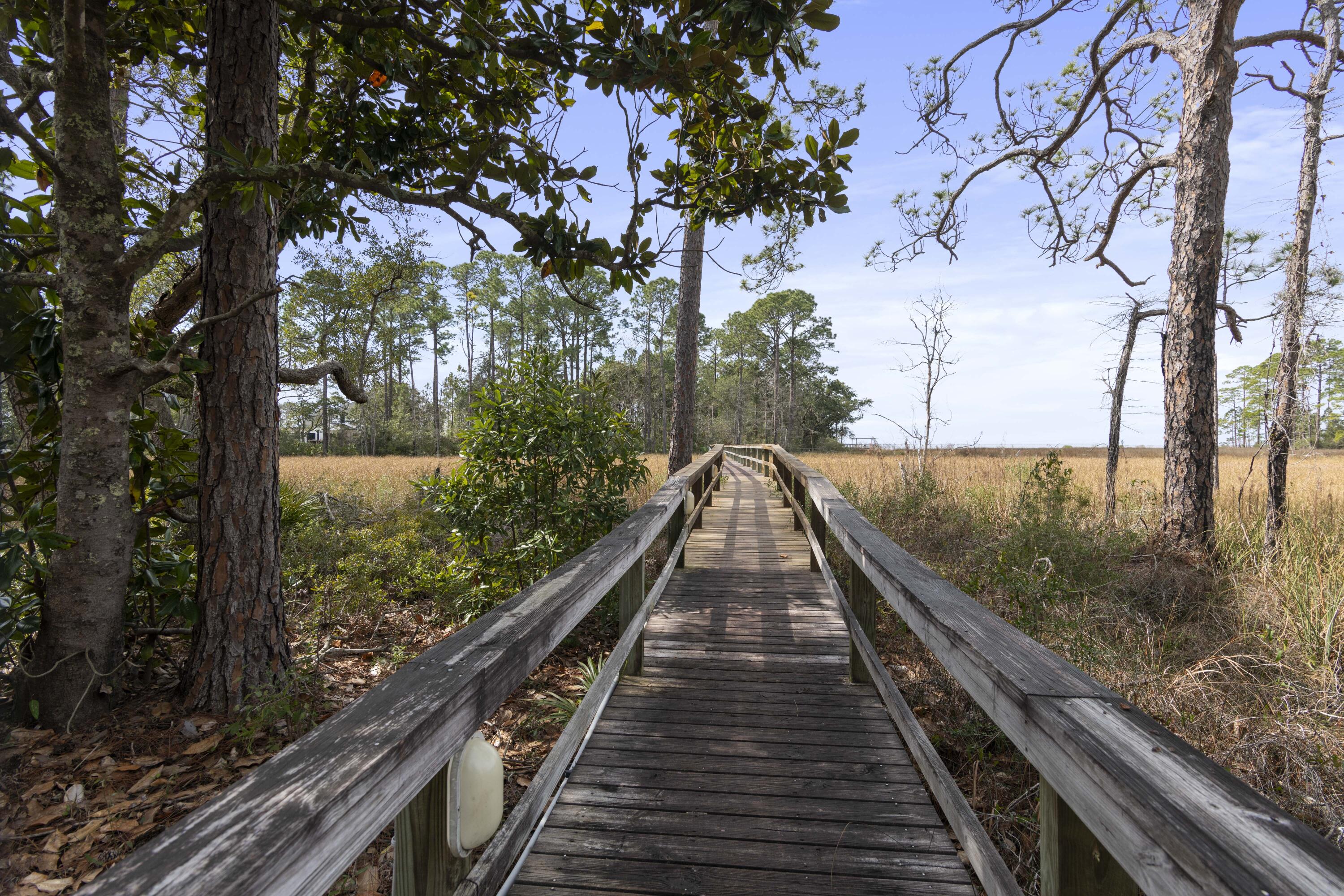 10 South Sunset Harbour Freeport, FL 32439 - Photo 56 of 57 a view of balcony and wooden floor