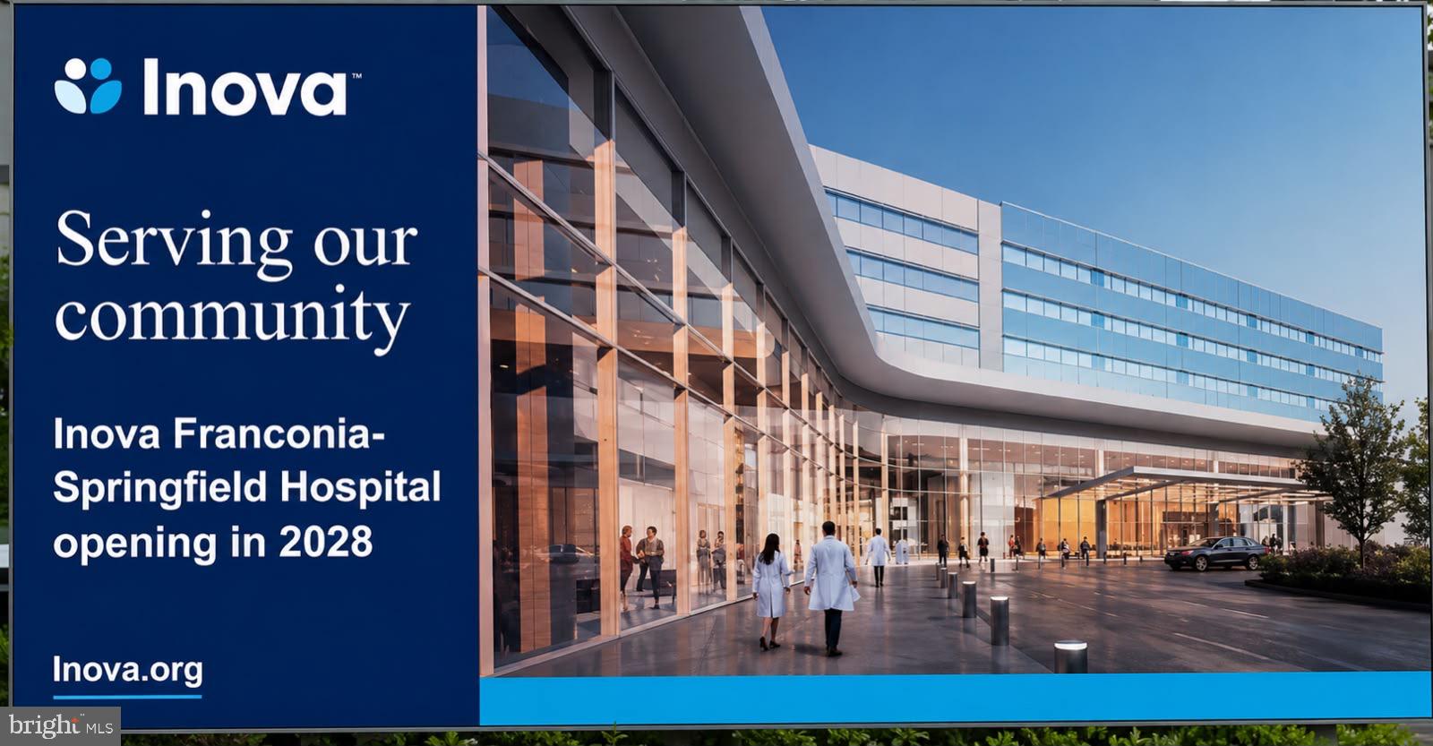 7136 Ayers Meadow Lane Springfield, VA 22150 - Photo 46 of 53 New Inova Franconia-Springfield Hospital