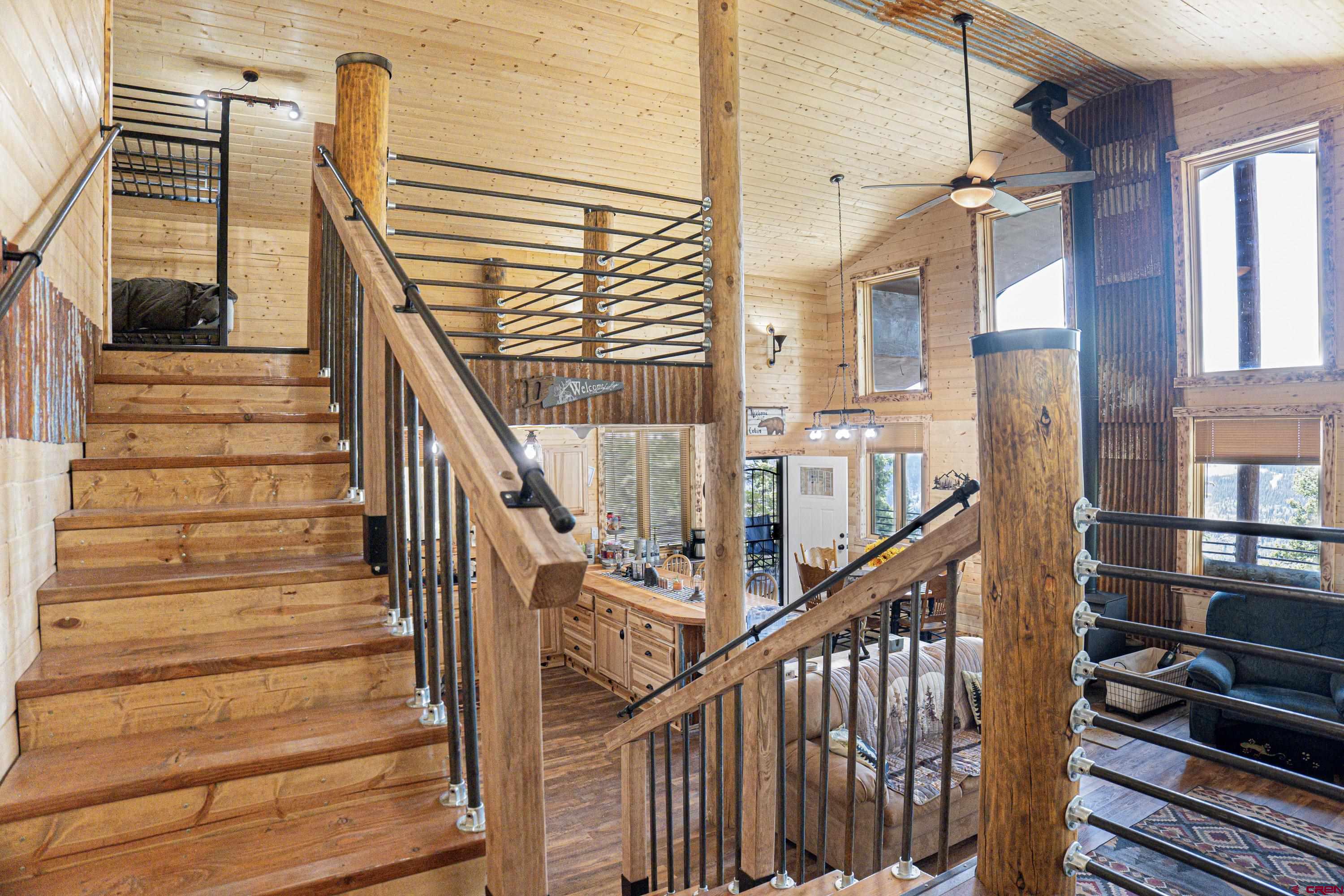3300 County Road Silverton, CO 81433 - Photo 14 of 30 a view of entryway and hall with wooden floor