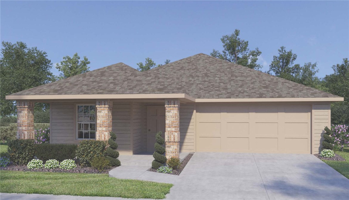 714 Liard River Road Hutto, TX 78634 - Photo 1 of 1 a front view of a house with a yard