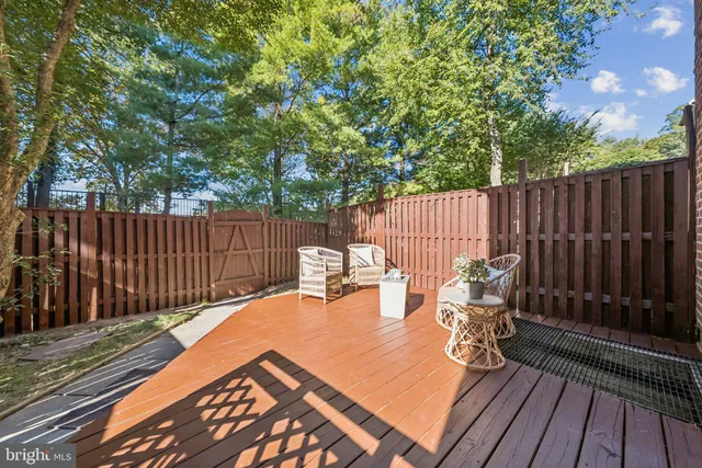 a outdoor view with a sitting space