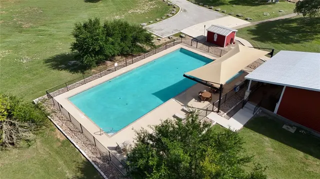 an outdoor view of garden with patio