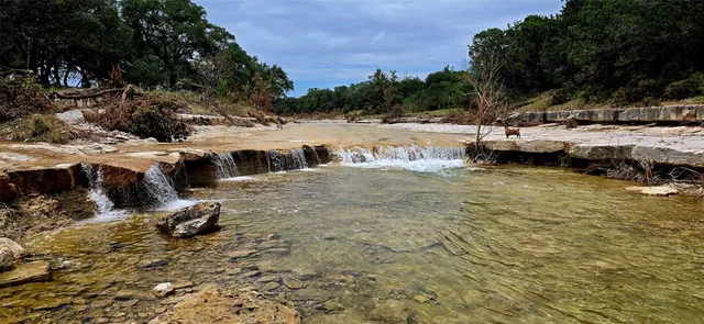 a view of swimming pool with a yard