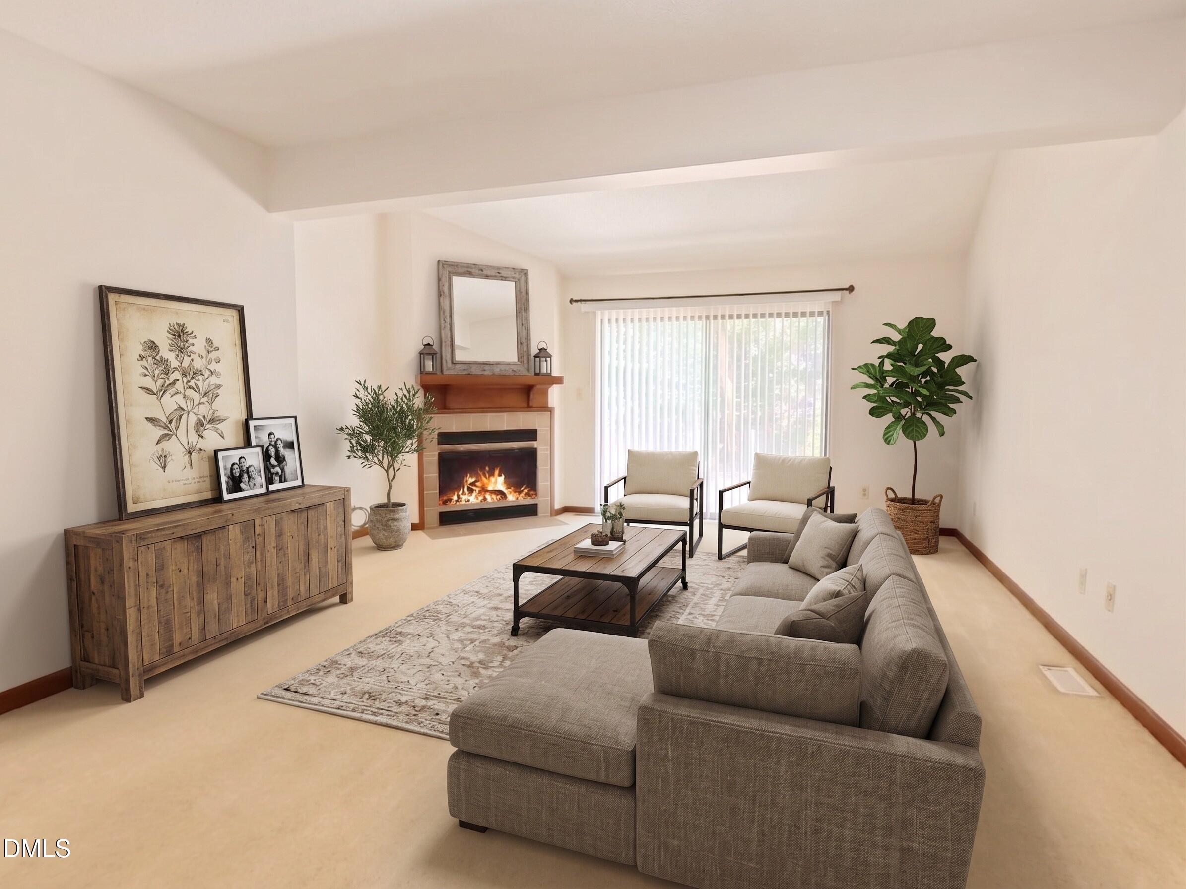 5867 Branchwood Road Raleigh, NC 27609 - Photo 9 of 29 living virtual stage