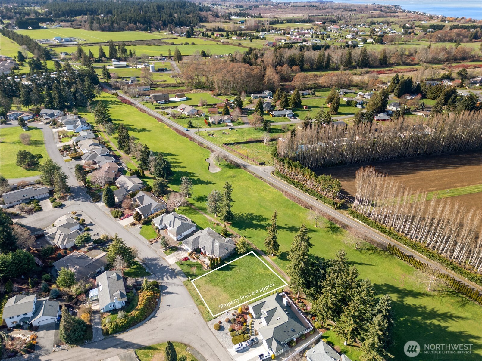 9999 Hurricane Ridge Drive Sequim, WA 98382 - Photo 12 of 12 a view of a city with an ocean