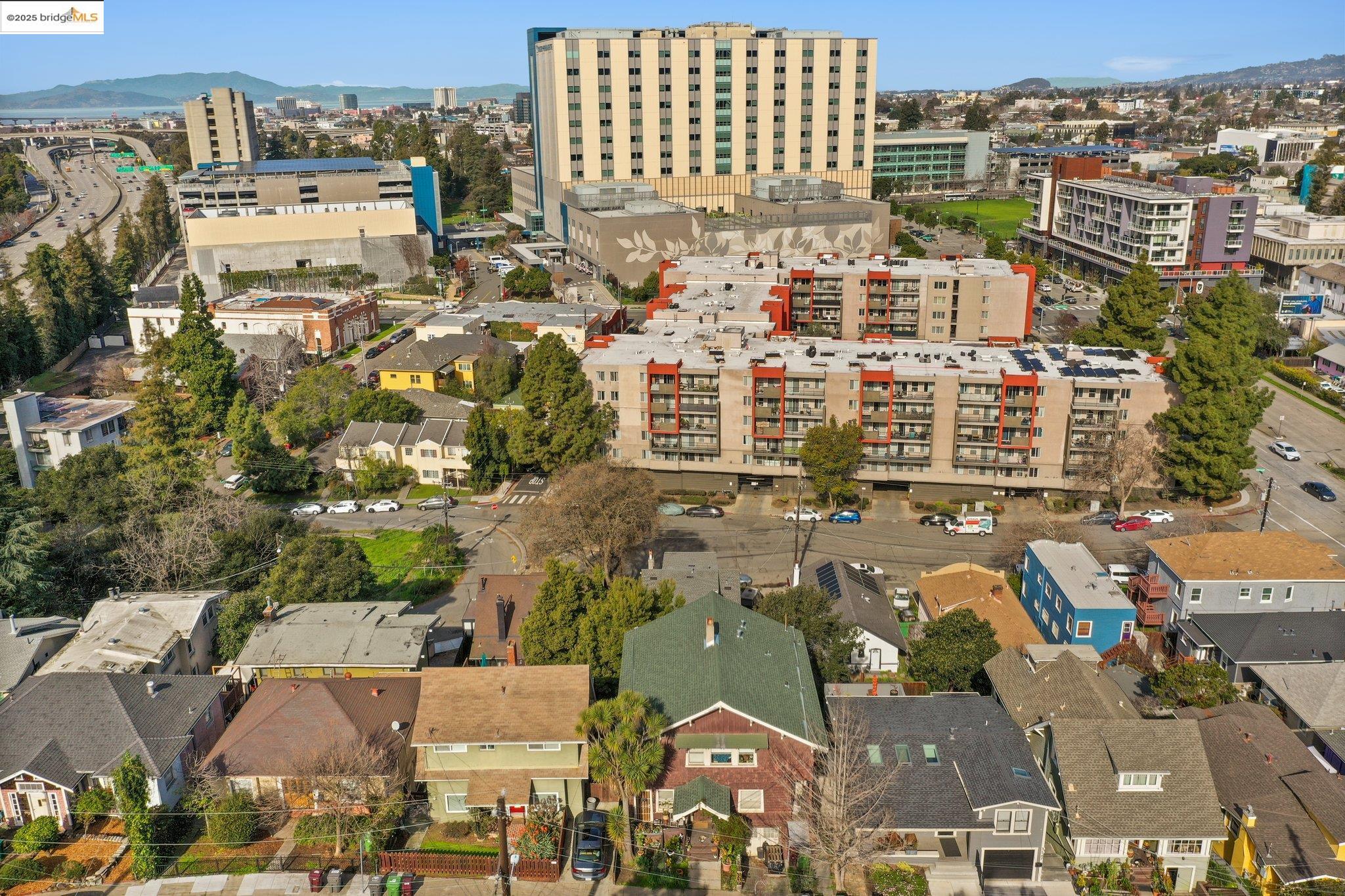 3537 Kempton Way Oakland, CA 94611 - Photo 16 of 17 an aerial view of a city