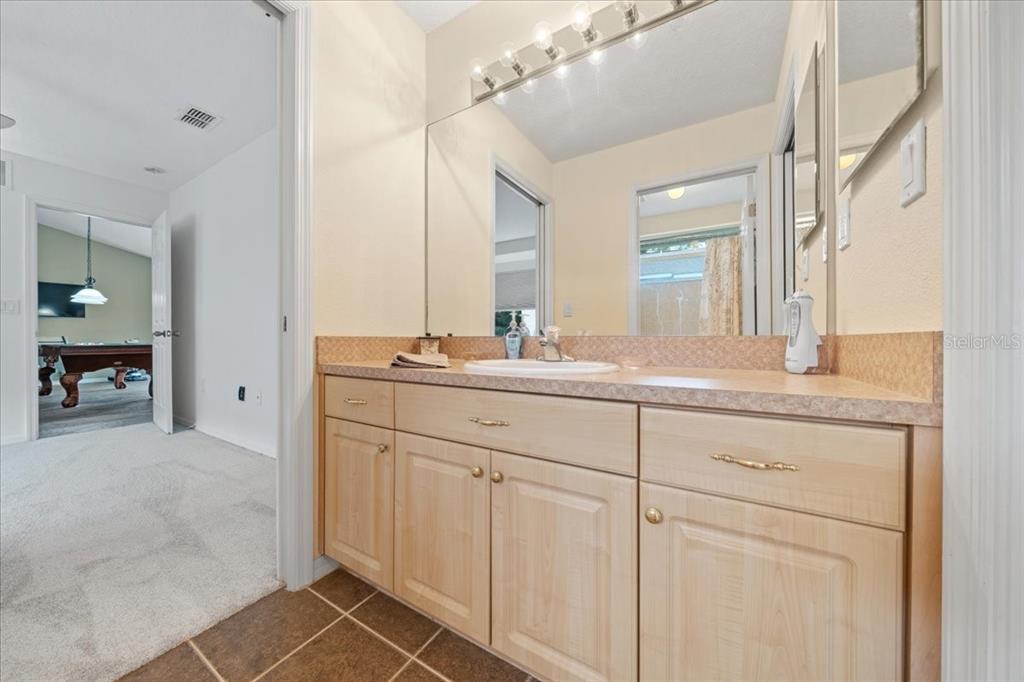 3456 Hanging Moss Loop Spring Hill, FL 34609 - Photo 42 of 81 a bathroom with a sink and a mirror