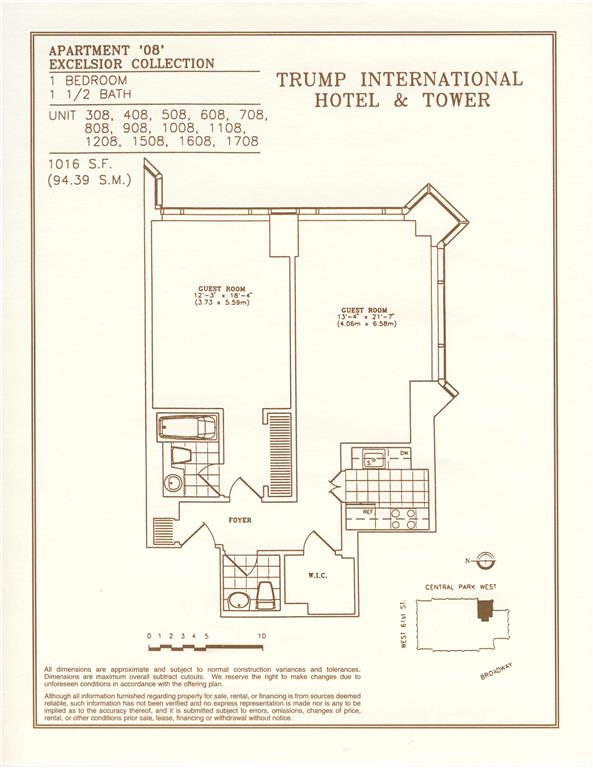 1 Central Park West, Unit 808 Manhattan, NY 10023 - Photo 10 of 11