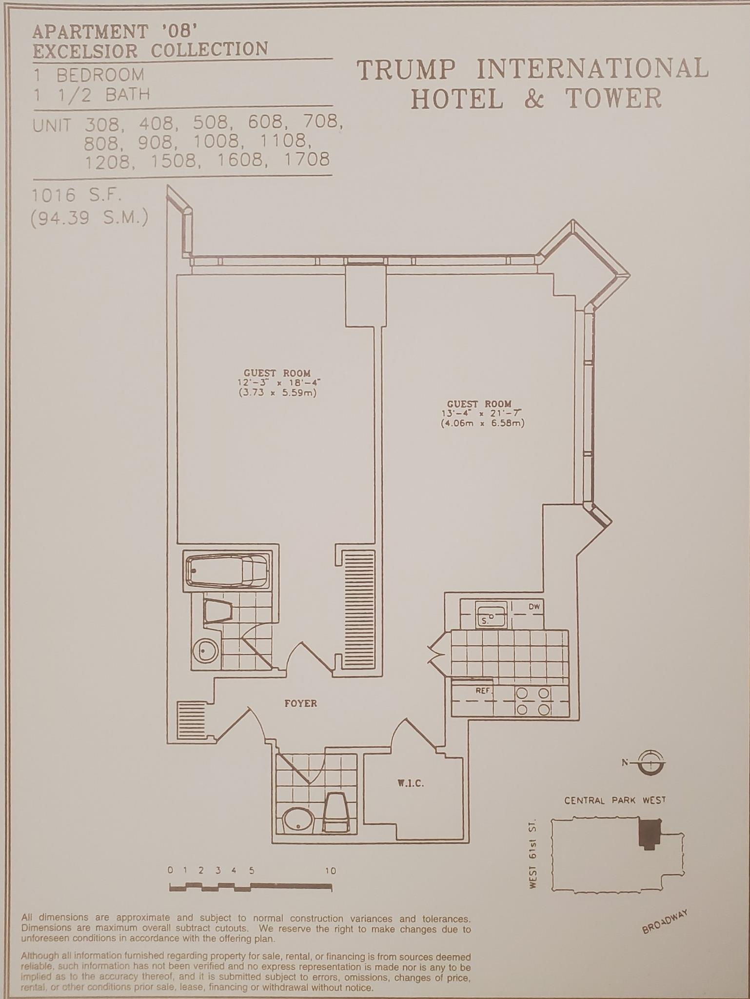 1 Central Park West, Unit 808 Manhattan, NY 10023 - Photo 11 of 11