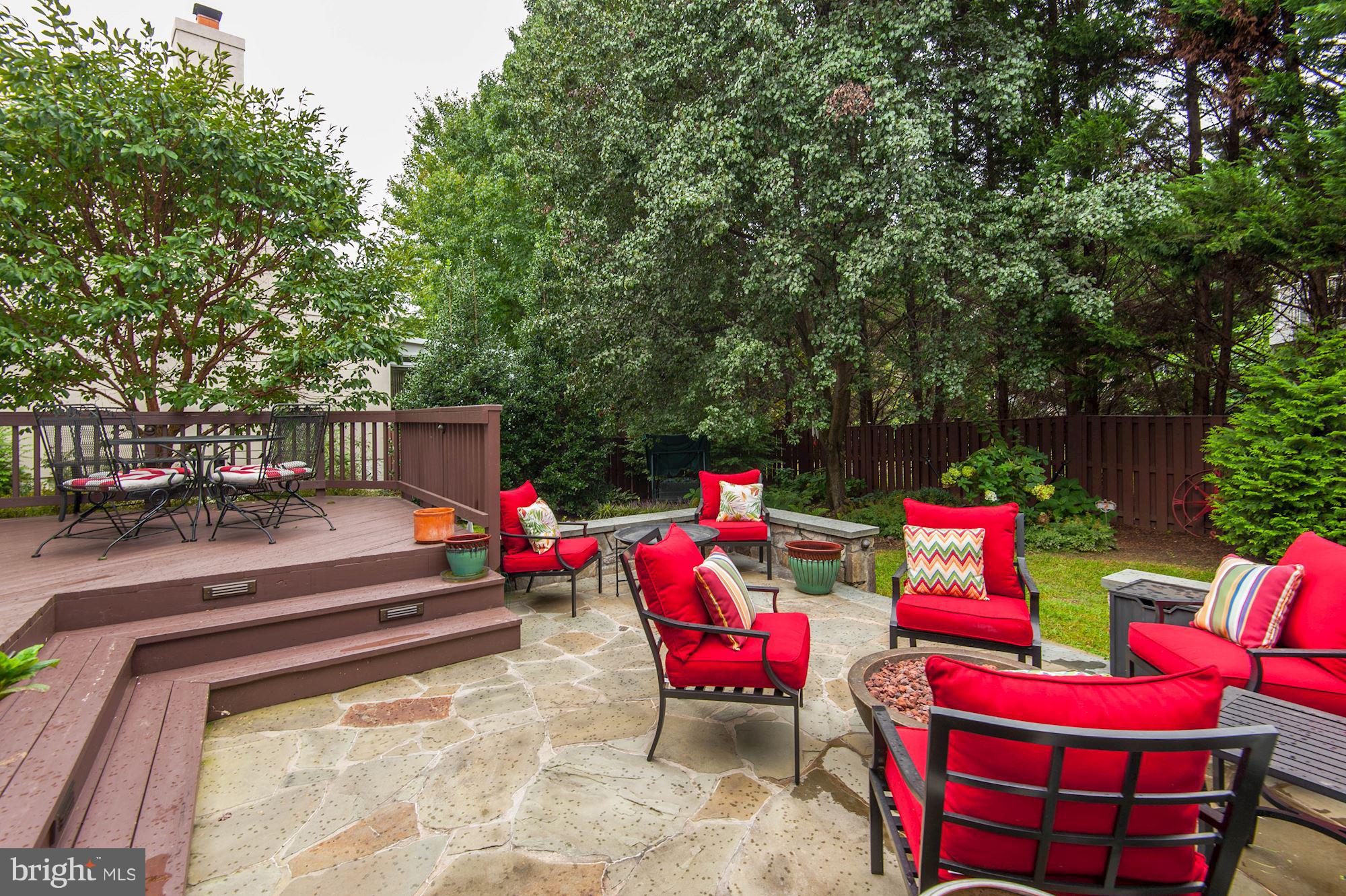 1328 Murray Downs Way Reston, VA 20194 - Photo 30 of 30 a backyard of a house with outdoor seating