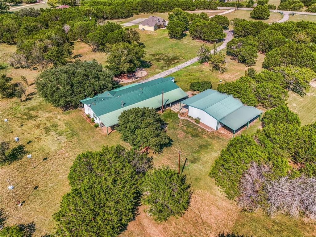 1849 Floyd Road Weatherford, TX 76087 - Photo 2 of 40 an aerial view of a house with a yard