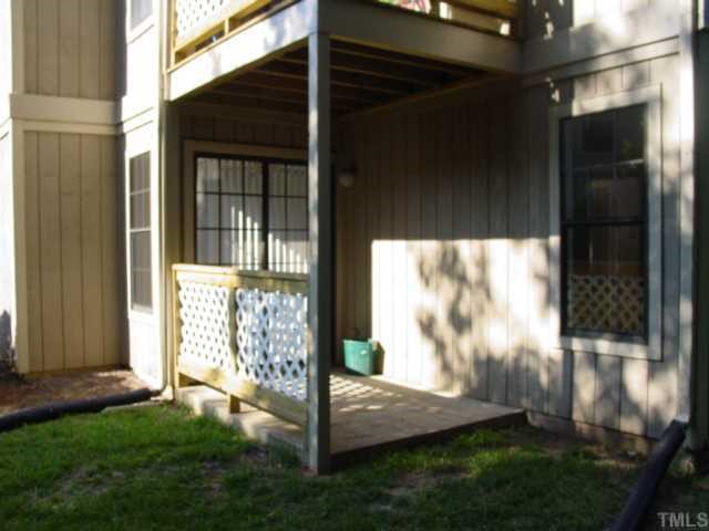 3704 Chimney Ridge Place, Unit 4 Durham, NC 27713 - Photo 8 of 10 Private Corner Covered Patio for enjoying the outside